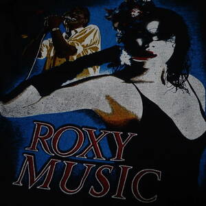 ■ 80s ROXY MUSIC Vintage T-shirt ■ ロキシーミュージック ヴィンテージ Tシャツ 当時物 本物 バンドT ロックT bryan ferry ラグラン