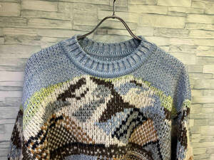 mame kurogouchi/マメクロゴウチ/MM22FW-KN004／Spring”Knitted Pullover /レディースニット/マルチカラー/サイズ：S