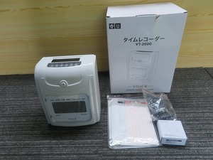 Z☆voice　タイムレコーダー　VT-2000　ボイス　タイムカード　未使用品