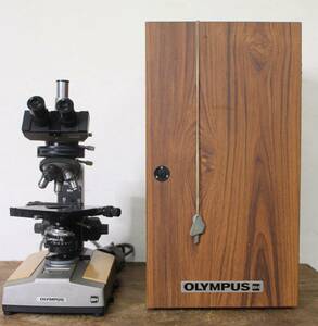 オリンパス 生物顕微鏡 BHA 高額対物レンズ5本付 動作品