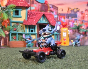 可愛い！ コラボ作品 スティッチ Stitch ご当地 ストラップ おまけ タミヤ RCカー ホットショット バギー オフロード ステッチ 赤