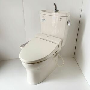 中古美品【TOTO/洋式トイレ】タンク、便器、便座付き　CS60BM　SH61BAK　TCF6221(ジャンク)　床下排水　洋式便器　温水便座