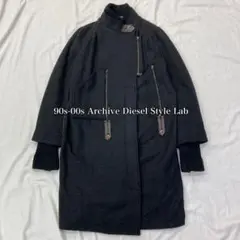 希少 古着 90s-00s Disel Style Lab Wool Coat