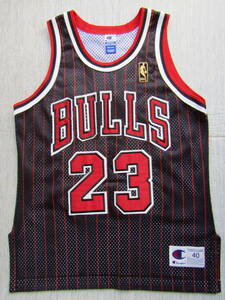 ■美品 NBA 50周年記念 BULLS JORDAN マイケル・ジョーダン Champion製 シカゴ・ブルズ オーセンティックユニフォーム チャンピオン 当時物