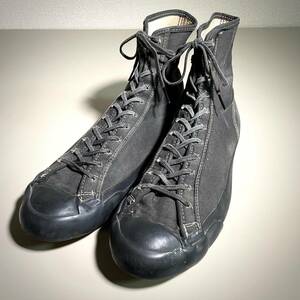 【送料込】50s CONVERSE ハイカット スニーカー US10 1/2 ブラック 墨黒 レスリング USA コンバース 60s 70s 80s ビンテージ 古着 オールド