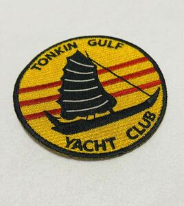 【中古】 トンキン湾 ヨットクラブ ワッペン 米海軍 パッチ ベトナム VIET NAM TONKIN GULF YACHIT CLUB 刺繍ワッペン 