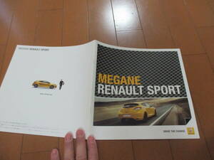 庫32964　カタログ ■ルノー●メガーヌ　RENAULT　SPORT●2010.12　発行●22　ページ