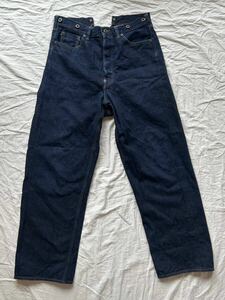 Nigel Cabourn ナイジェルケーボン◆RAILMAN DENIM PANT レイルマンデニムパンツ◆MAIN LINE◆定価3.5万円◆日本製◆インディゴ◆ジーンズ