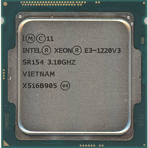【中古】【ゆうパケット対応】Xeon E3-1220 v3 3.1GHz 8M LGA1150 SR154 [管理:1050000374]