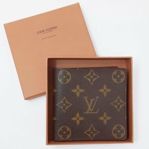 Louis Vuitton ルイヴィトン ポルトフォイユ マルコNM 二つ折り財布 小銭入れあり 箱あり