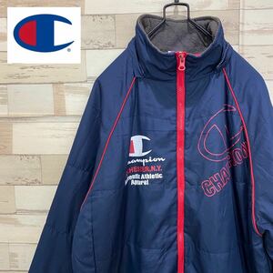 Champion チャンピオン ベンチコート バックプリント 中綿ラグラン 男女