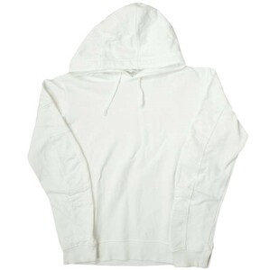 COMME des GARCONS SHIRT コムデギャルソンシャツ cotton jersey plain x cotton RIB HOODIE プルオーバーパーカー S26108 S 白 g13218