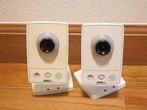 AXIS/アクシス ネットワークカメラ M1054 (PoE給電）２台セット