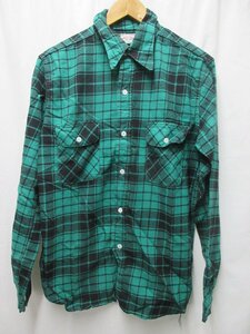 ◆1000円～美品 ジョーマッコイ JOE McCOY 8HOUR UNION 944Z チェック ネルシャツ　サイズ16