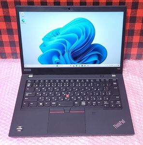 Lenovo19６■充電回数21回■Lenovo ThinkPad T495 Ryzen7Pro 3700U 2.3GHz/ 32GB/512GB/Office2019/LibreOffice/美品