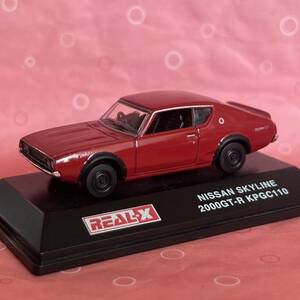 ▲リアル-X(ヨーデル社) 日産スカイライン2000GTR(ケンメリ) 1/72 赤【漢の即決価格】送料無料！