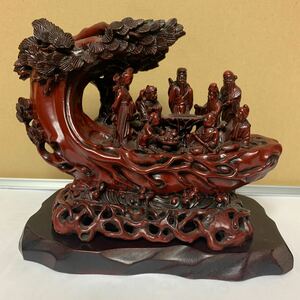中国八仙人 寿山石 縁起物 中国 仏教美術 置物