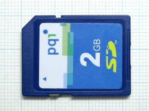 ★Ｐｑｉ ＳＤメモリーカード ２ＧＢ 中古★送料６３円～