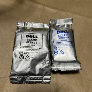 DELL/デル　純正 インクカートリッジ シリーズ5 ブラック M4640／カラー M4646 未開封未使用品　期限不明　ジャンク扱い