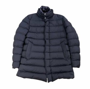 MONCLER モンクレール ボーネ ダウンジャケット ロングパーカー ダークネイビー サイズ4　アウター メンズ ファスナー 管理RY23000856