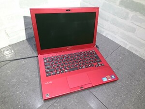 【ジャンク品】管P108 SONY VAIO VPCSB PCG-4121GN VPCSB3AJ CPU core i3-2330M?HDD無し、メモリー2GB、バッテリー有り