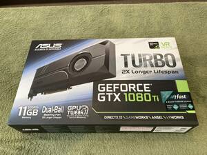 美品　ASUS GTX1080ti Turbo 11GB　OCバージョン