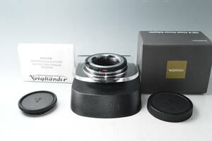 #a0567【美品】 Voigtlander フォクトレンダー マウントアダプター ライカMレンズ ソニーEボディ ヘリコイド付 VM-E