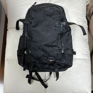 B2 Backpackクロ系迷彩全て止水ファスナー