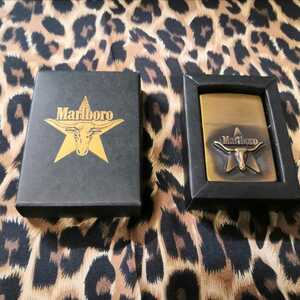 未使用品 ZIPPO ジッポー Marlboro マルボロ ロングホーン スター 1992年製