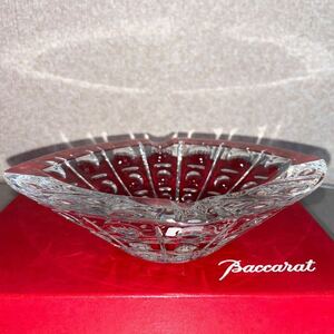 LN413a(6) 未使用 バカラグラス Baccarat エキノックス クリスタルガラス アッシュトレイ 灰皿 CRYSTAL ASHTRAY 1円〜