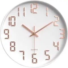 人気 壁掛け 時計 おしゃれ 可愛い 掛け時計 アンティーク 韓国 電池式 白