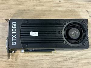 19 ★中古品 BIOS確認 ZOTAC グラフィックボード GEFORCE GTX 1060 3GB 192BIT GDDR5★