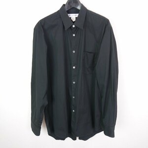 20AW COMMEdesGARCONS SHIRT コム デ ギャルソン シャツ PLAIN GROUP SHIRT Wide Classic メンズ コットン 長袖シャツ BLACK L FO01B101