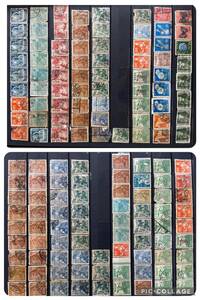 昭和切手 第一次 第二次 第三次新昭和切手 産業図案切手 昭和すかしなし切手 動植物国宝図案切手各種 消印あり 消印なし まとめ