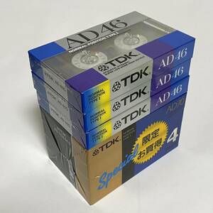 【未開封】TDK AD46 AD70 7本セット ノーマルポジション カセットテープ NORMAL POSITION TYPE-Ⅰ for CD