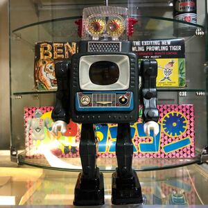 ブリキロボット　テレビジョンスペースマン　アルプス商事　野村トーイ　ヨネザワ玩具　ブリキのおもちゃ　アンティークロボット　ロボット