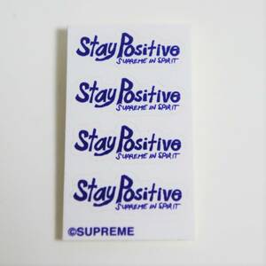 スマホケースに Sureme Stay Positive Tee Sticker ! ステイ ポジティブ シュプリームステッカー ボックスロゴ Box logo 