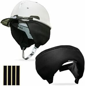 [PROTECT WING] プロテクトウィング 作業用ヘルメット 脱着式 防寒 イヤーマフ イヤーウォーマー 耳当て 耳パッ