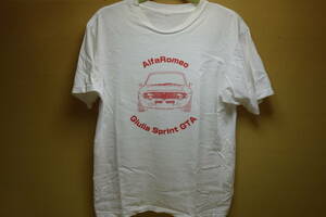 ALFA ROMEO　alfa romeo　アルファロメオ　Giulia Sprint GTA ジュリアスプリント Tシャツ　（M）