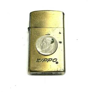 Y595 喫煙具 喫煙グッズ ライター ZIPPO Zippo ジッポー ゴールドカラー ジャンク品 中古 訳あり