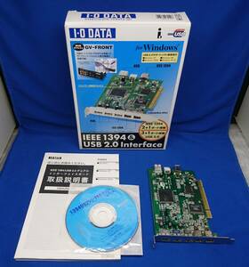 I-O DATA 1394US2-PCI IEEE1394＆USB2.0 インターフェース ジャンク