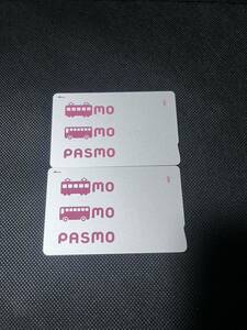 送料無料　パスモカード PASMO 無記名 チャージ無　2枚セット