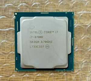 Intel Core i7 8700K CPU本体