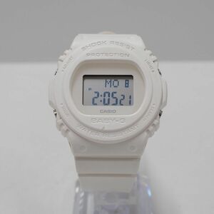 CASIO Baby-G BGD-570 レディース 腕時計 USED美品 マットホワイト 白 デジタル ウォッチ 完動品 X5265