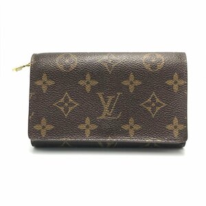 LOUIS VUITTON ルイヴィトン LV モノグラム L字ファスナー財布 M61730 ポルトモネ・ビエ トレゾール ブラウン 二つ折り財布 fe ABB2