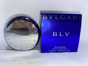 ほぼ満量　ブルガリ　ＢＶＬＧＡＲＩ　ブルー　オードパルファム　ナチュラルスプレー　２５ｍｌ