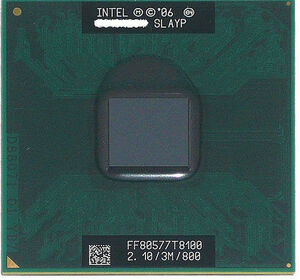 Intel Core 2 Duo T8100 SLAP9 2C 2.1GHz 3MB 35W Socket P