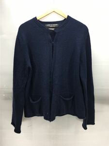 COMME des GARCONS HOMME PLUS◆AD2000/カーディガン(薄手)/-/ウール/NVY