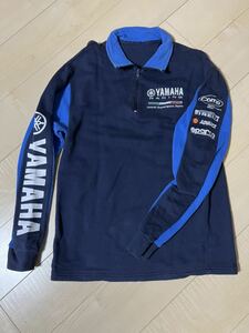 希少 YAMAHA RACING World Supersport Team ハーフジップ 刺繍スエット ヤマハ レーシング トレーナー