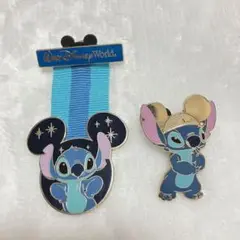 ディズニーワールド　スティッチ　ピンズ　ピンバッジ　セット　WDW